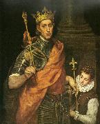 El Greco st. louis, king of france Germany oil painting artist